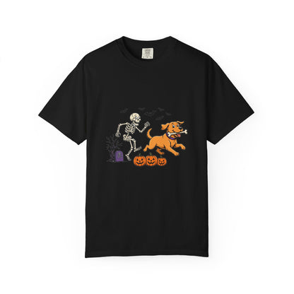 Labrador Retriever Skeleton Halloween Tee | Funny Spooky Dog Shirt