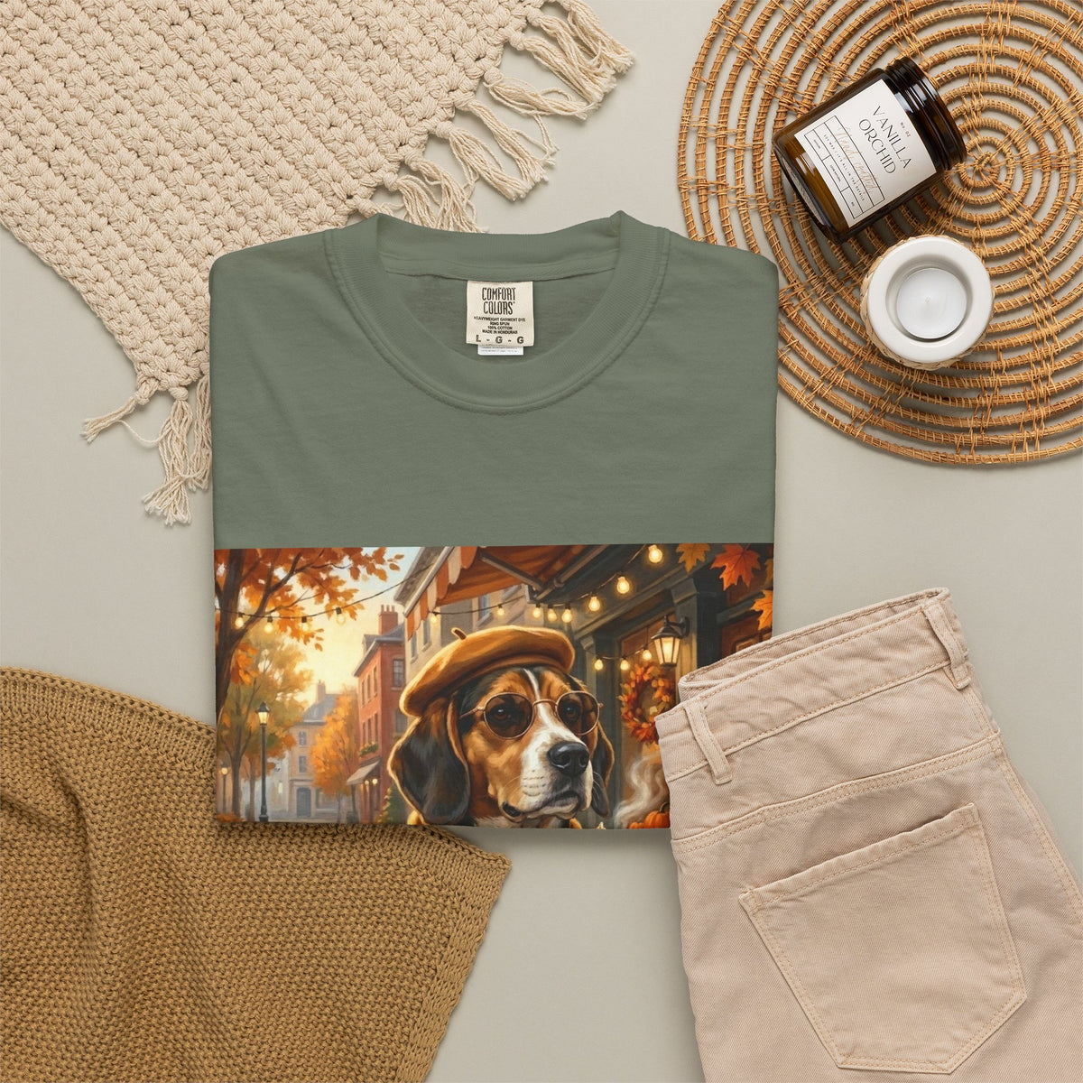 Beagle Pumpkin Spice Tee | Funny Fall Dog Graphic Shirt