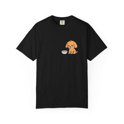 I Ate the Whole Bowl Golden Retriever Pocket Tee | Funny Halloween Dog Shirt
