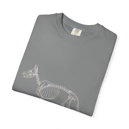 German Shepherd Skeleton Halloween Tee | Funny Anatomical Dog Shirt