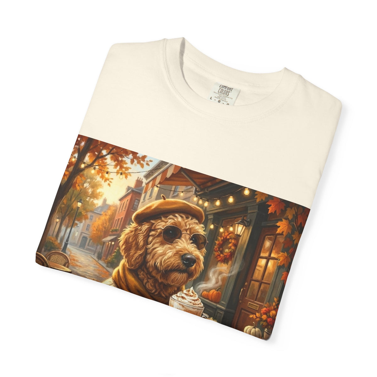Goldendoodle Pumpkin Spice Tee | Funny Fall Dog Graphic Shirt