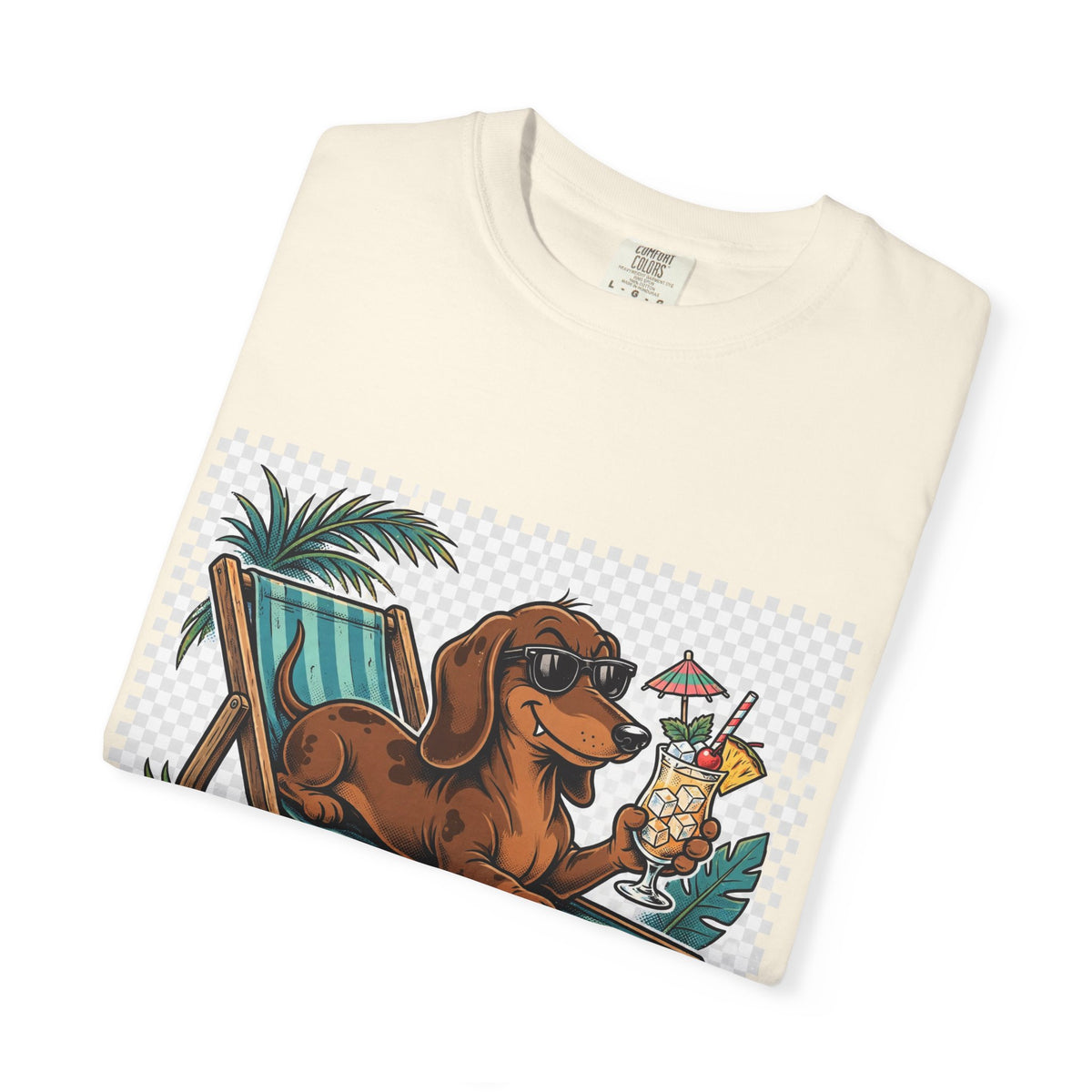 Dachshund Pool Rules Tee | Funny Summer Dog Graphic Shirt