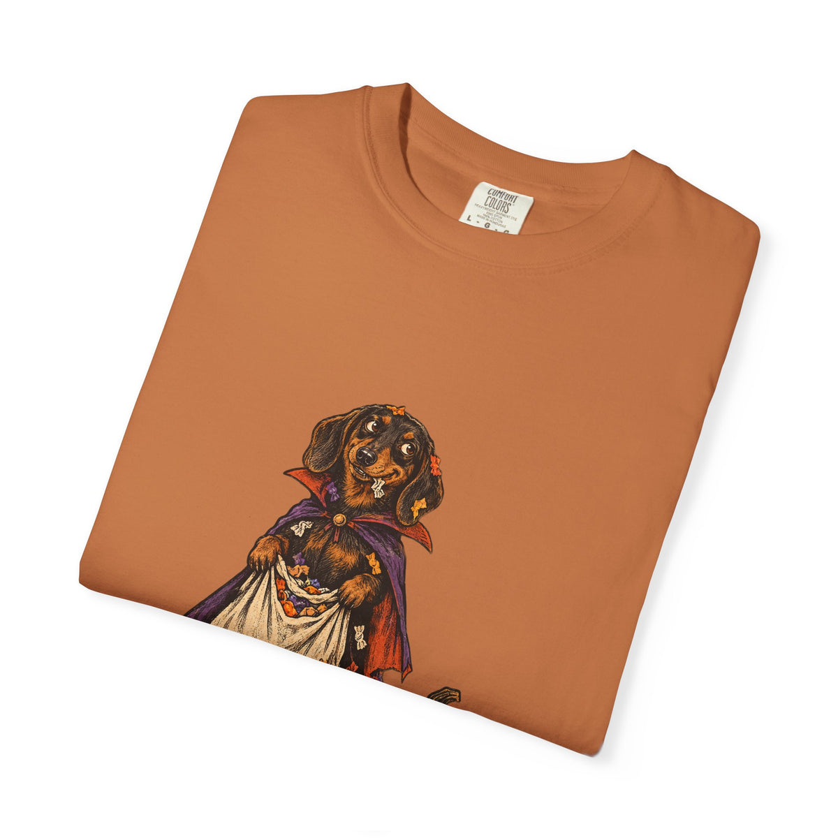 I Ate the Whole Bowl Dachshund Halloween Tee