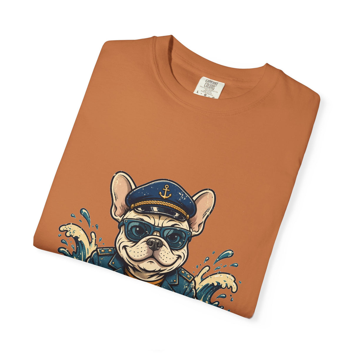French Bulldog Boat Captain Tee | Funny Summer Dog Graphic Shirt
