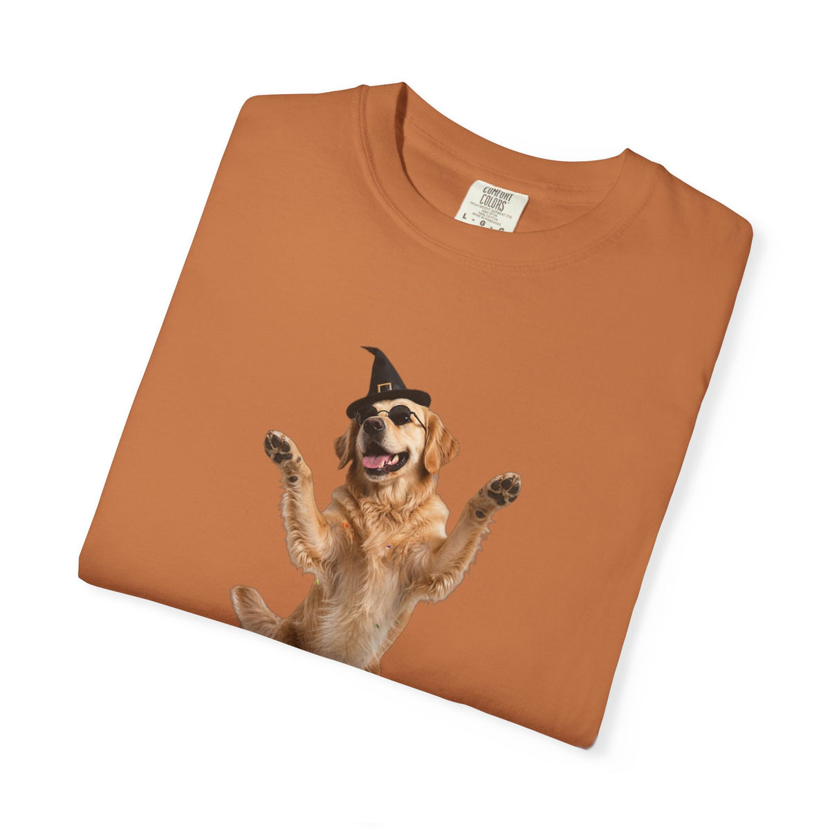 Golden Retriever Here For The Boos Tee | Funny Halloween Dog Shirt