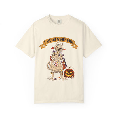 I Ate the Whole Bowl Siberian Husky Halloween Tee