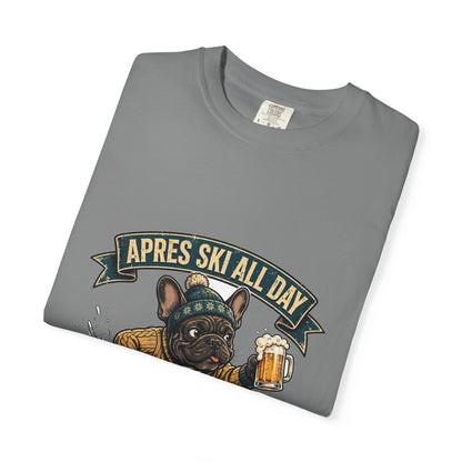 French Bulldog Apres Ski Tee | Funny Winter Dog Graphic Shirt
