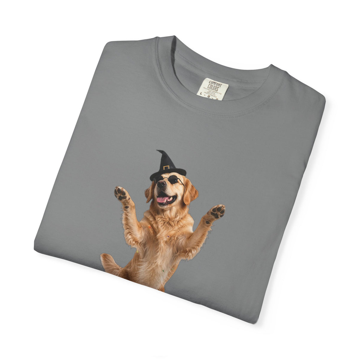 Golden Retriever Here For The Boos Tee | Funny Halloween Dog Shirt