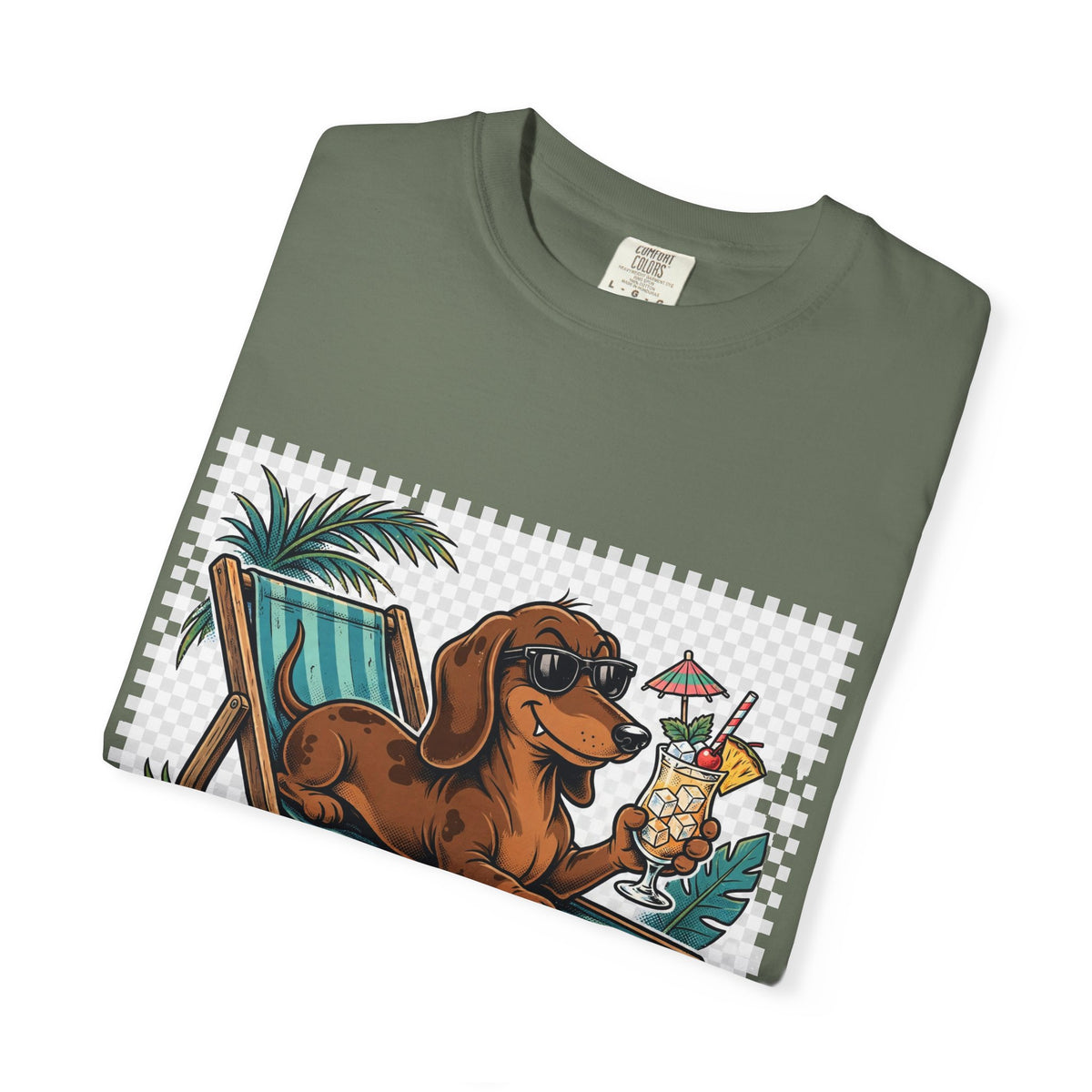 Dachshund Pool Rules Tee | Funny Summer Dog Graphic Shirt
