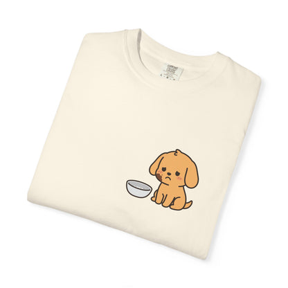 I Ate the Whole Bowl Golden Retriever Pocket Tee | Funny Halloween Dog Shirt