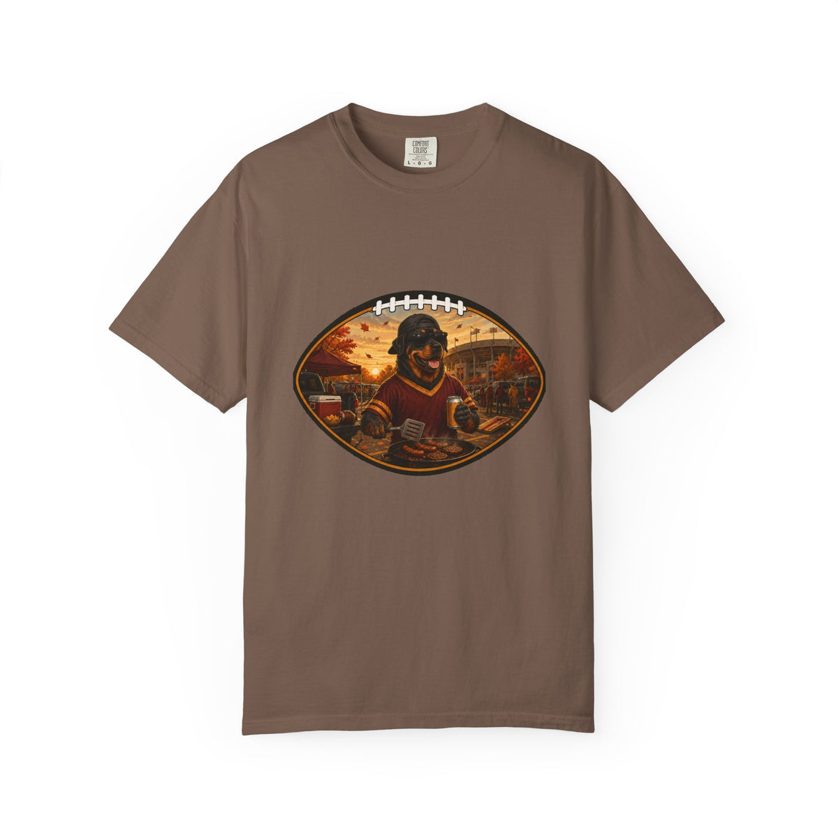 Rottweiler Tailgate Tee | Funny Fall Football Dog Shirt