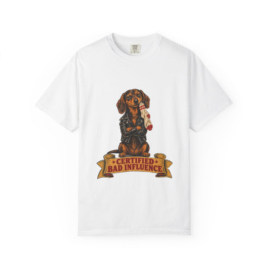 Certified Bad Influence Dachshund T-Shirt