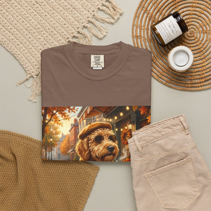 Goldendoodle Pumpkin Spice Tee | Funny Fall Dog Graphic Shirt