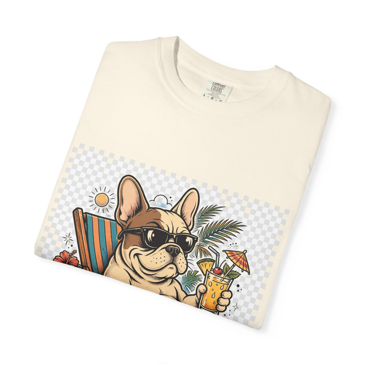 French Bulldog Pool Rules Tee | Funny Summer Dog Graphic Shirt