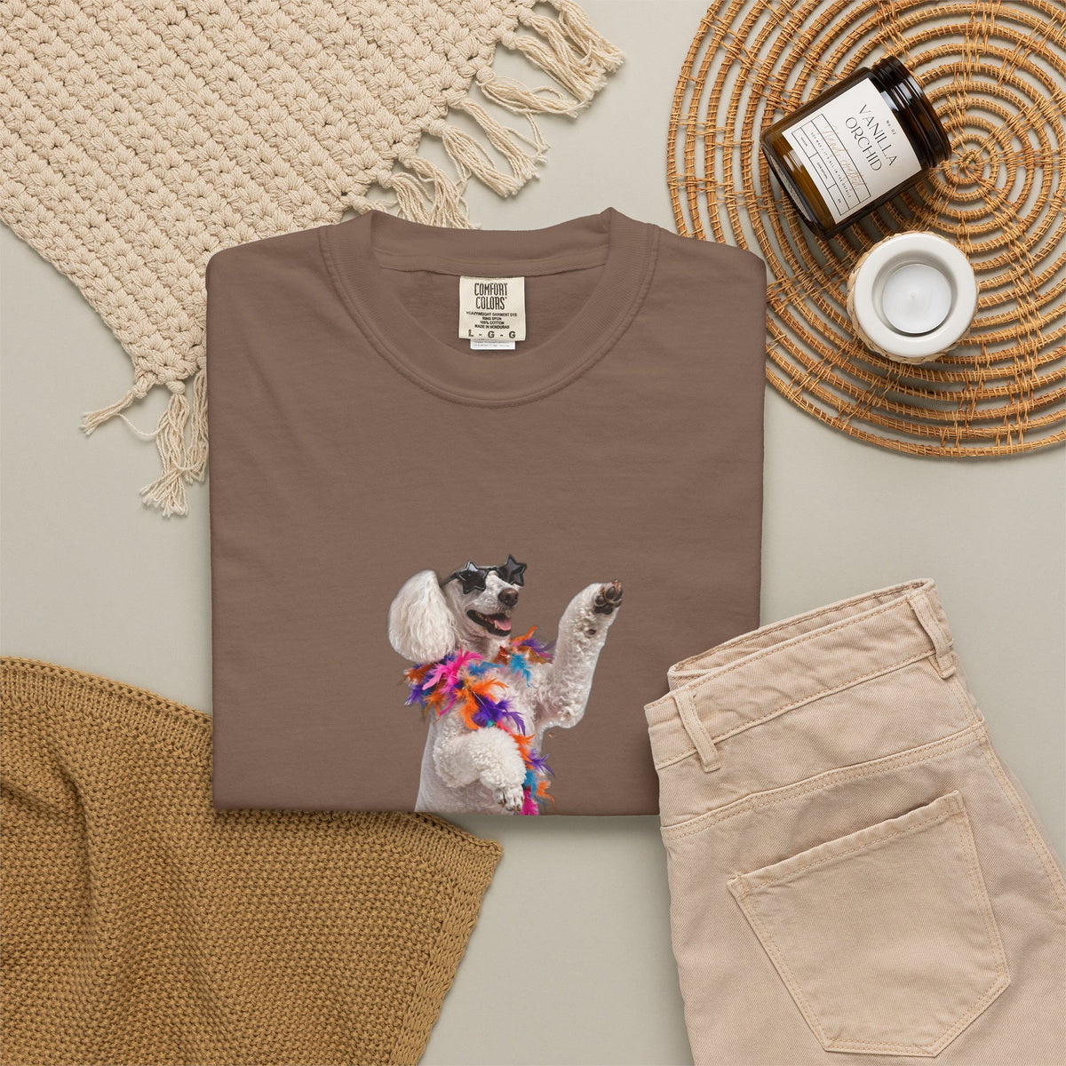 Poodle Here For The Boos Tee | Funny Halloween Dog Shirt