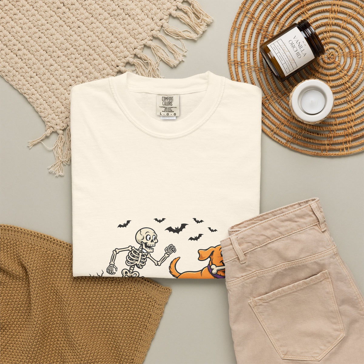 Labrador Retriever Skeleton Halloween Tee | Funny Spooky Dog Shirt