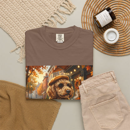 Poodle Pumpkin Spice Tee | Funny Fall Dog Graphic Shirt