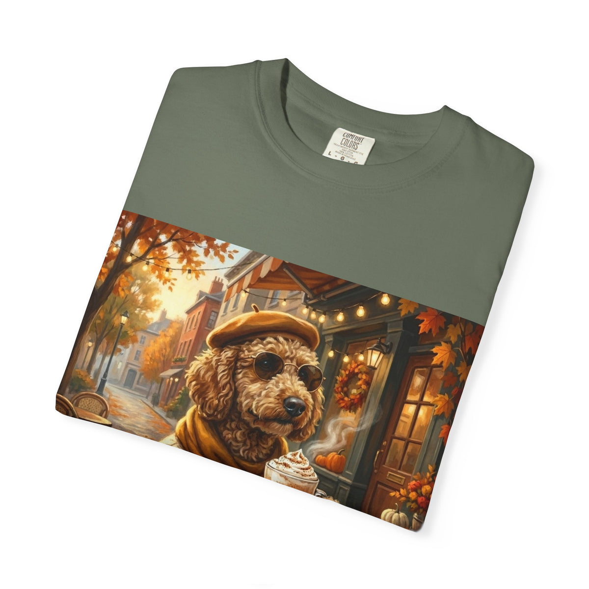 Poodle Pumpkin Spice Tee | Funny Fall Dog Graphic Shirt
