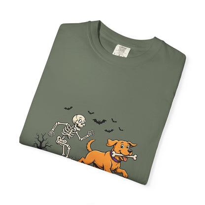 Labrador Retriever Skeleton Halloween Tee | Funny Spooky Dog Shirt