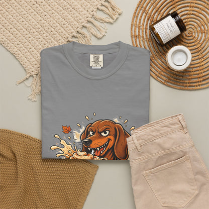 Dachshund Yes I'm Basic Tee | Funny Fall Dog Graphic Shirt