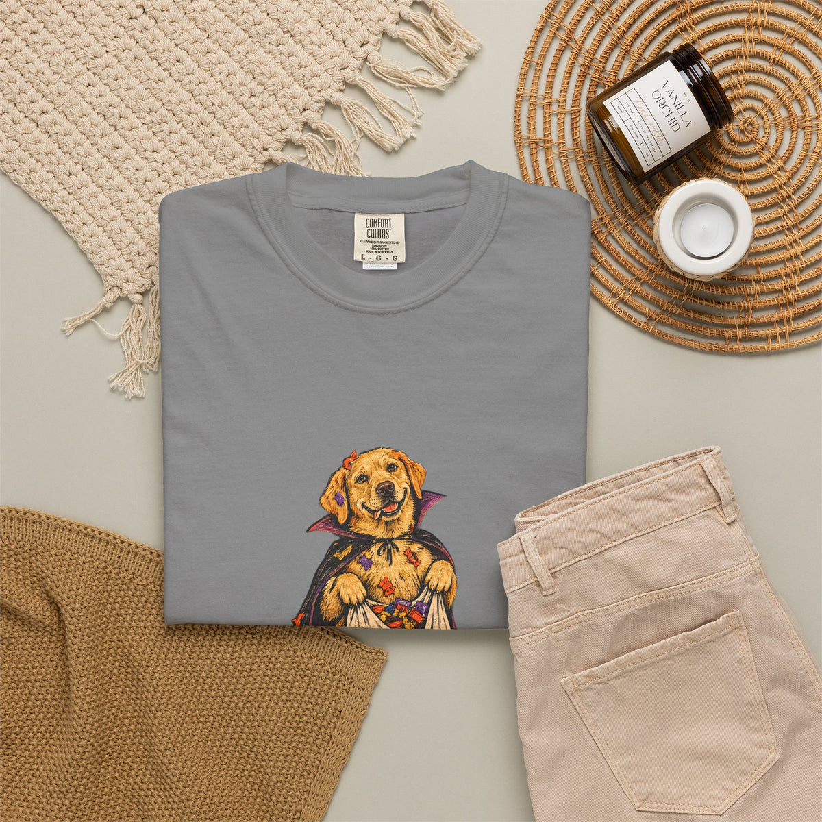 I Ate the Whole Bowl Labrador Retriever Halloween Tee