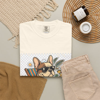 French Bulldog Pool Rules Tee | Funny Summer Dog Graphic Shirt