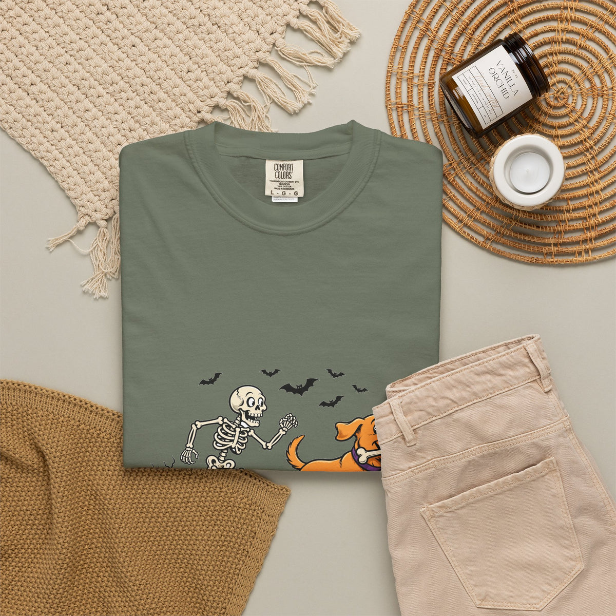 Labrador Retriever Skeleton Halloween Tee | Funny Spooky Dog Shirt