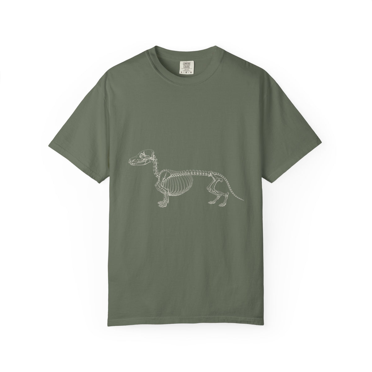 Dachshund Skeleton Halloween Tee | Funny Anatomical Dog Shirt