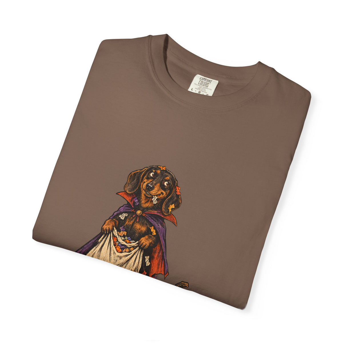 I Ate the Whole Bowl Dachshund Halloween Tee