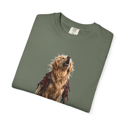 Golden Retriever Wolfman Tee | Funny Halloween Dog Shirt