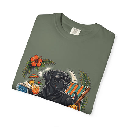 Labrador Retriever Pool Rules Tee | Funny Summer Dog Graphic Shirt