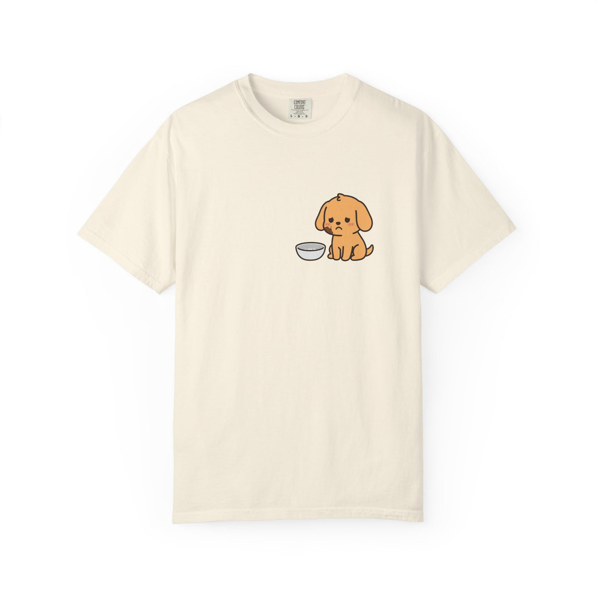 I Ate the Whole Bowl Golden Retriever Pocket Tee | Funny Halloween Dog Shirt