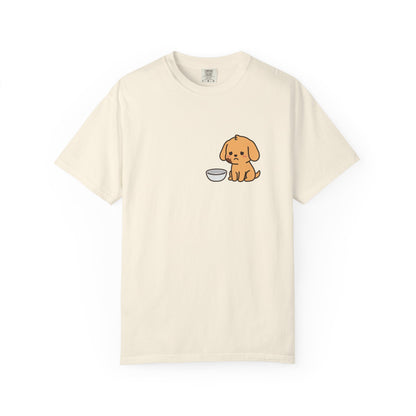 I Ate the Whole Bowl Golden Retriever Pocket Tee | Funny Halloween Dog Shirt