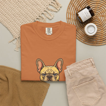 French Bulldog Performance Review Tee | Funny Office Dog Graphic Shirt