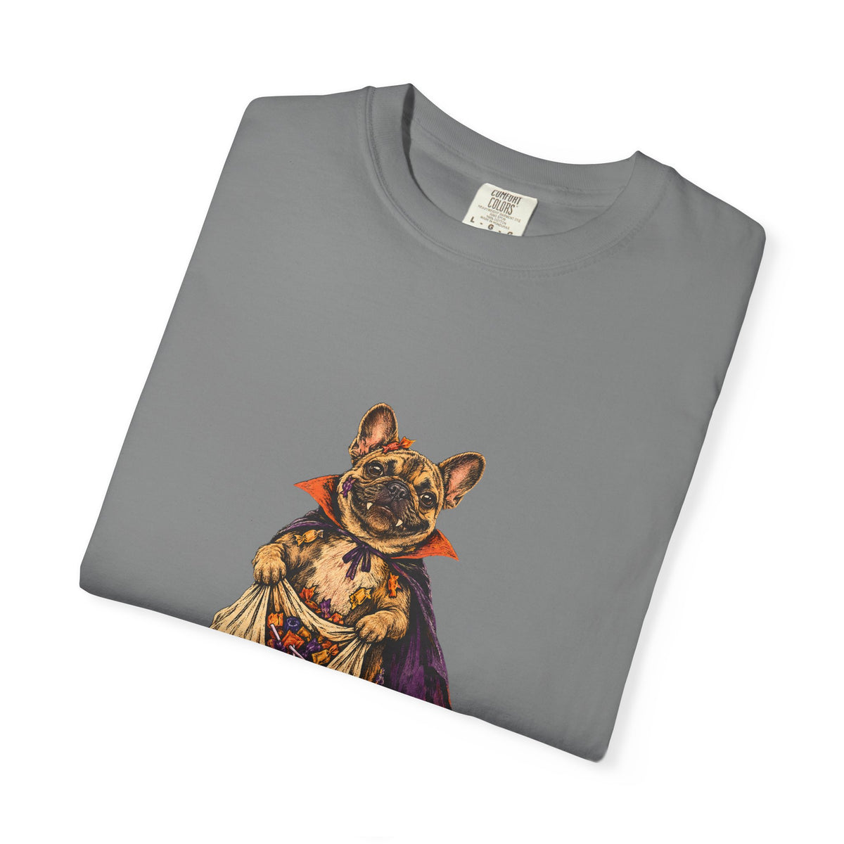 I Ate the Whole Bowl French Bulldog Halloween Tee