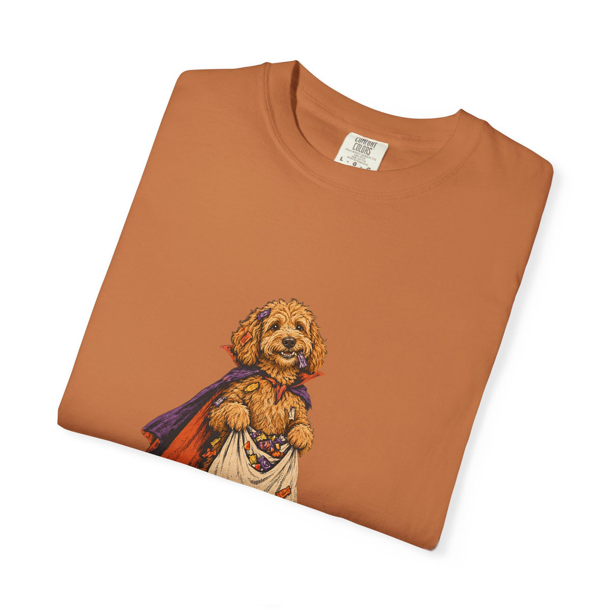 I Ate the Whole Bowl Goldendoodle Halloween Tee