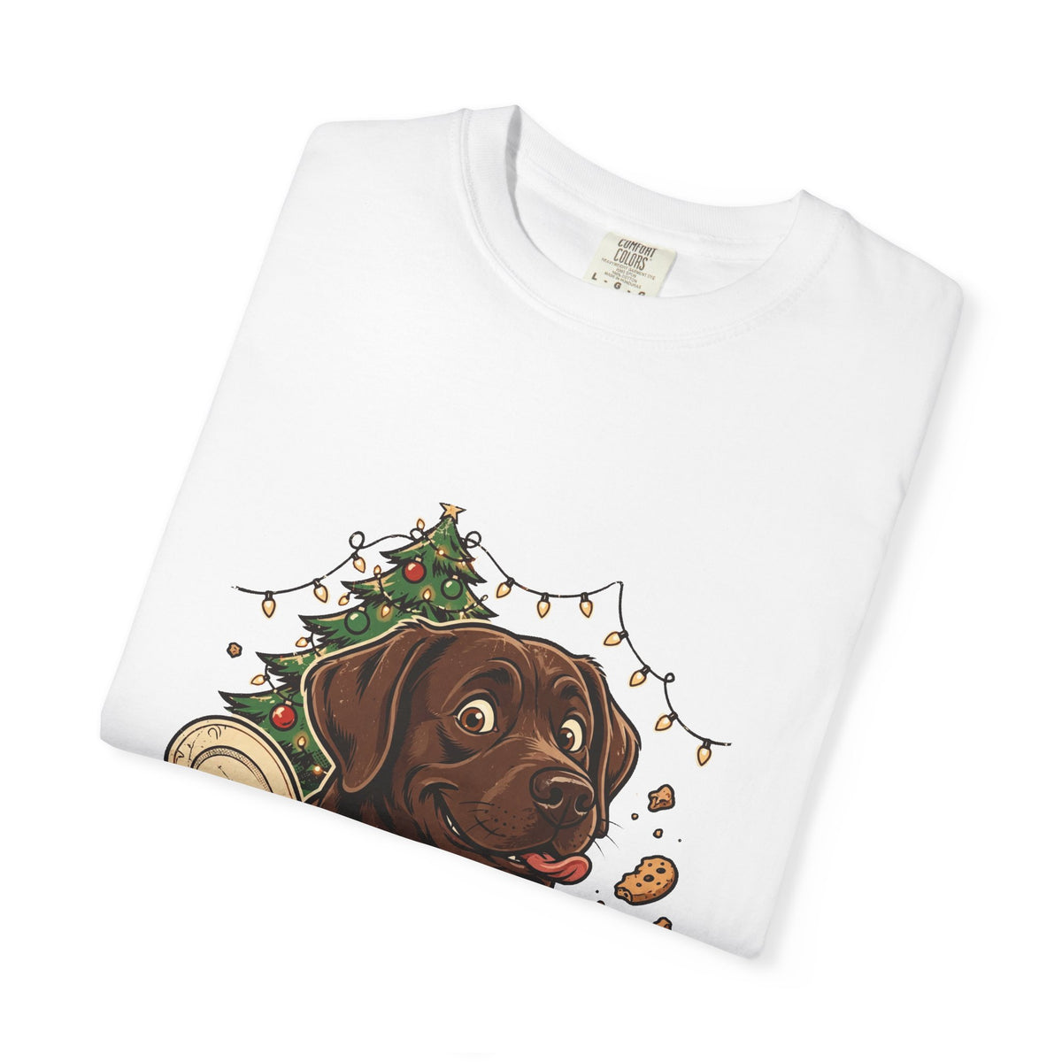 Labrador Retriever Most Likely To Get Coal Tee | Funny Christmas Dog Graphic Shirt