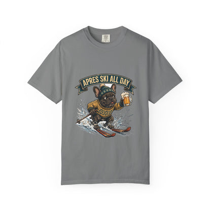 French Bulldog Apres Ski Tee | Funny Winter Dog Graphic Shirt