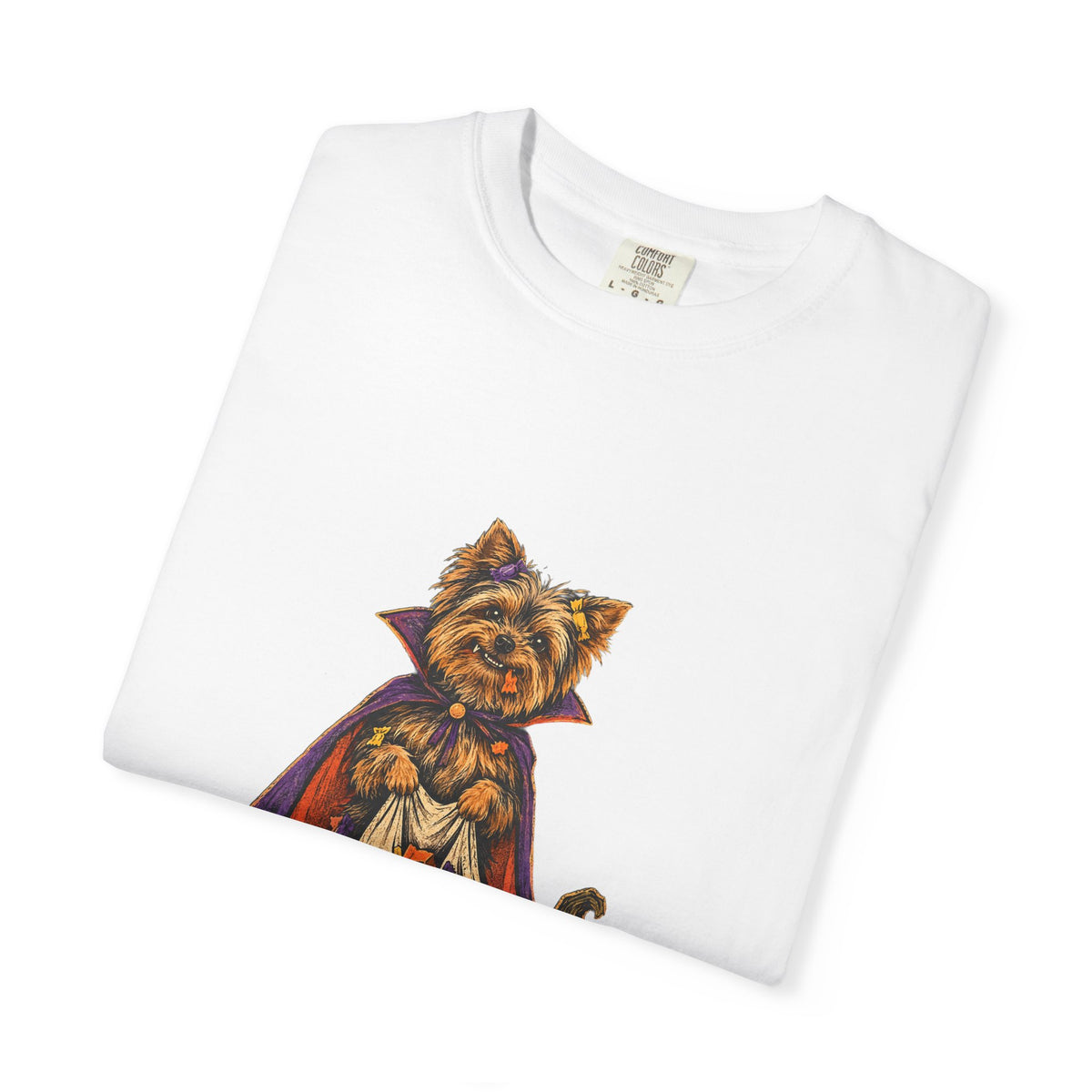 I Ate the Whole Bowl Yorkshire Terrier Halloween Tee