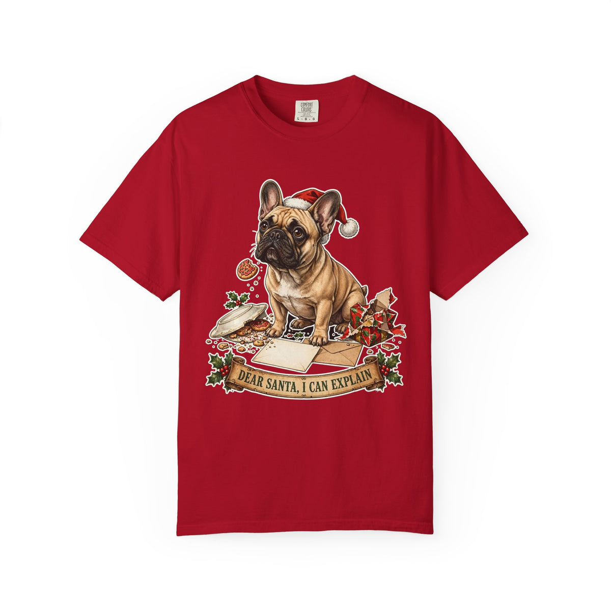 Dear Santa, I Can Explain French Bulldog Christmas Tee