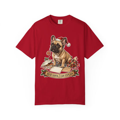 Dear Santa, I Can Explain French Bulldog Christmas Tee