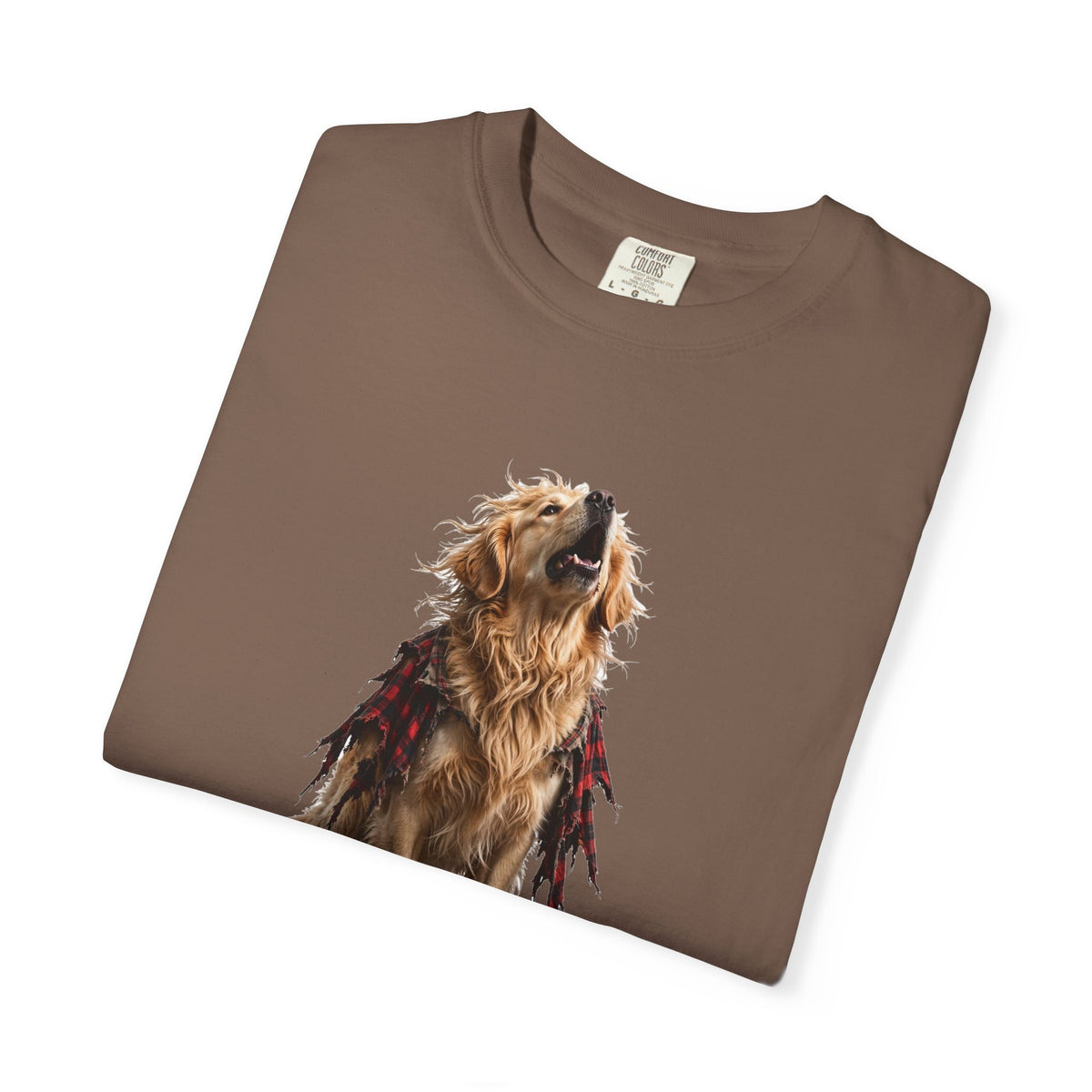 Golden Retriever Wolfman Tee | Funny Halloween Dog Shirt
