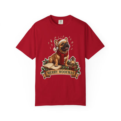 Merry Woofmas French Bulldog Christmas Tee