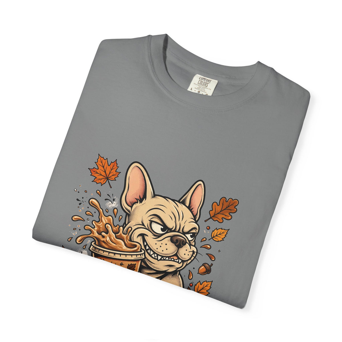 French Bulldog Yes I'm Basic Tee | Funny Fall Dog Graphic Shirt