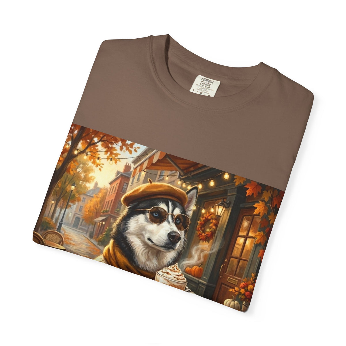 Siberian Husky Pumpkin Spice Tee | Funny Fall Dog Graphic Shirt