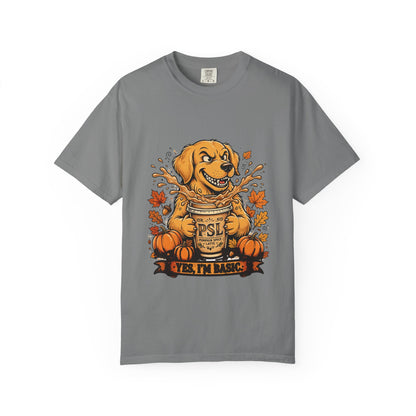 Golden Retriever Yes I'm Basic Tee | Funny Fall Dog Graphic Shirt