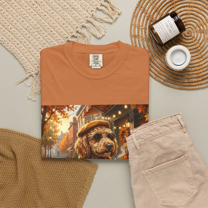 Poodle Pumpkin Spice Tee | Funny Fall Dog Graphic Shirt