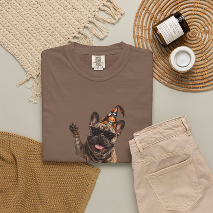 French Bulldog Here For The Boos Tee | Funny Halloween Dog Shirt