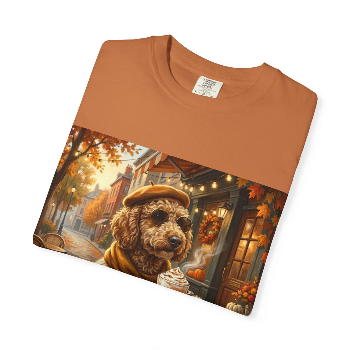 Poodle Pumpkin Spice Tee | Funny Fall Dog Graphic Shirt