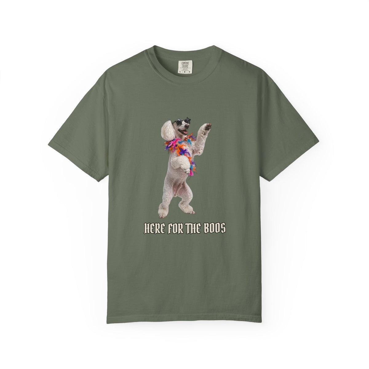Poodle Here For The Boos Tee | Funny Halloween Dog Shirt